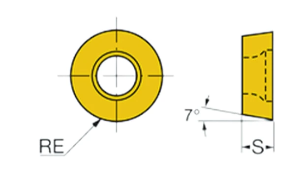 RCMT geometry with dimension labels