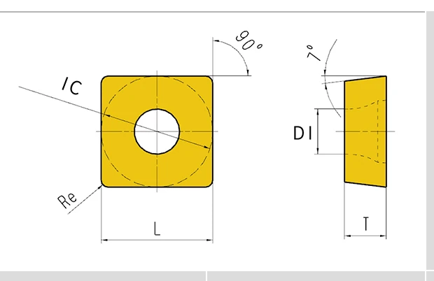 SCMT geometry with dimension labels