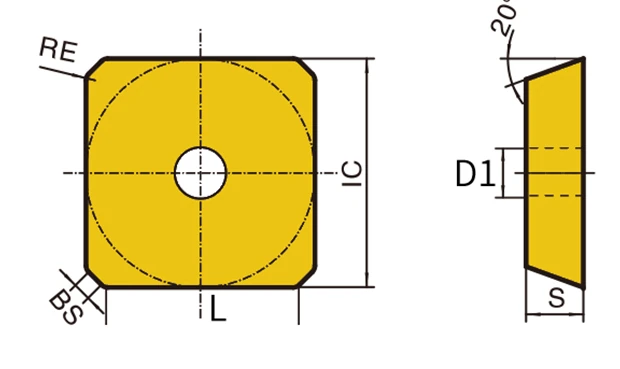 SEKN geometry with dimension labels