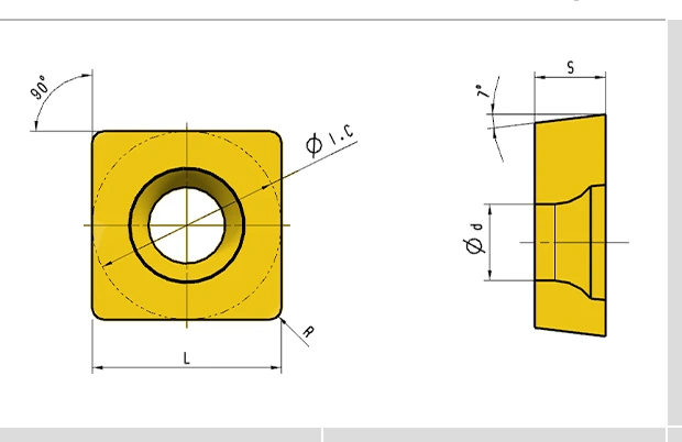 SNMG geometry with dimension labels
