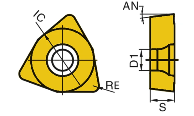 WCMT geometry with dimension labels