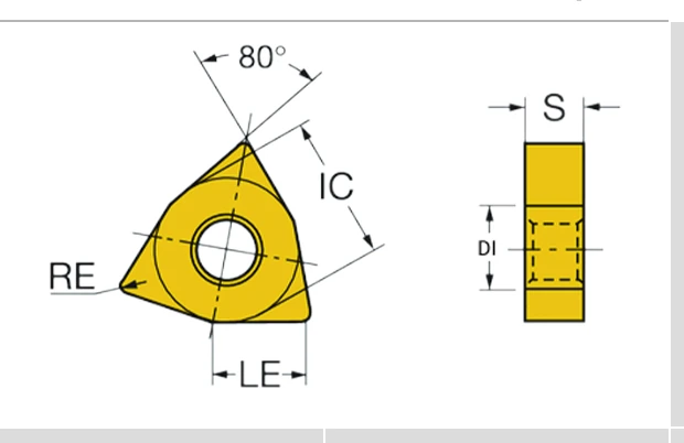 WNGG geometry with dimension labels