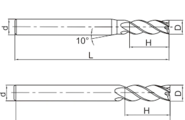 E dimension diagram