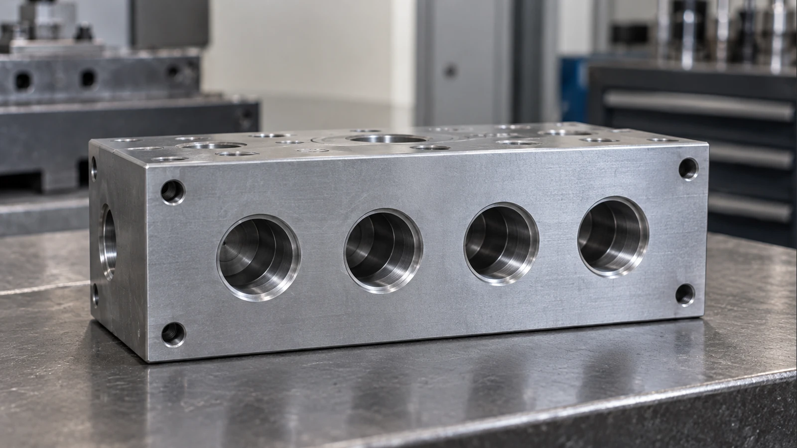Hydraulic Block Holes — Drilling Tools