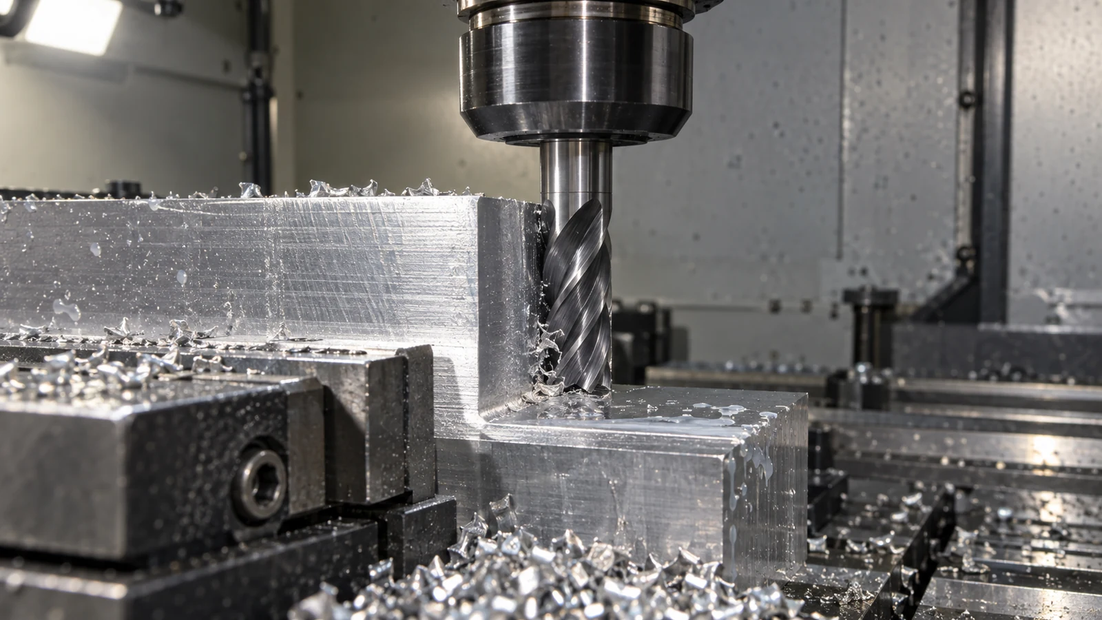 Square-shoulder Milling machining scene