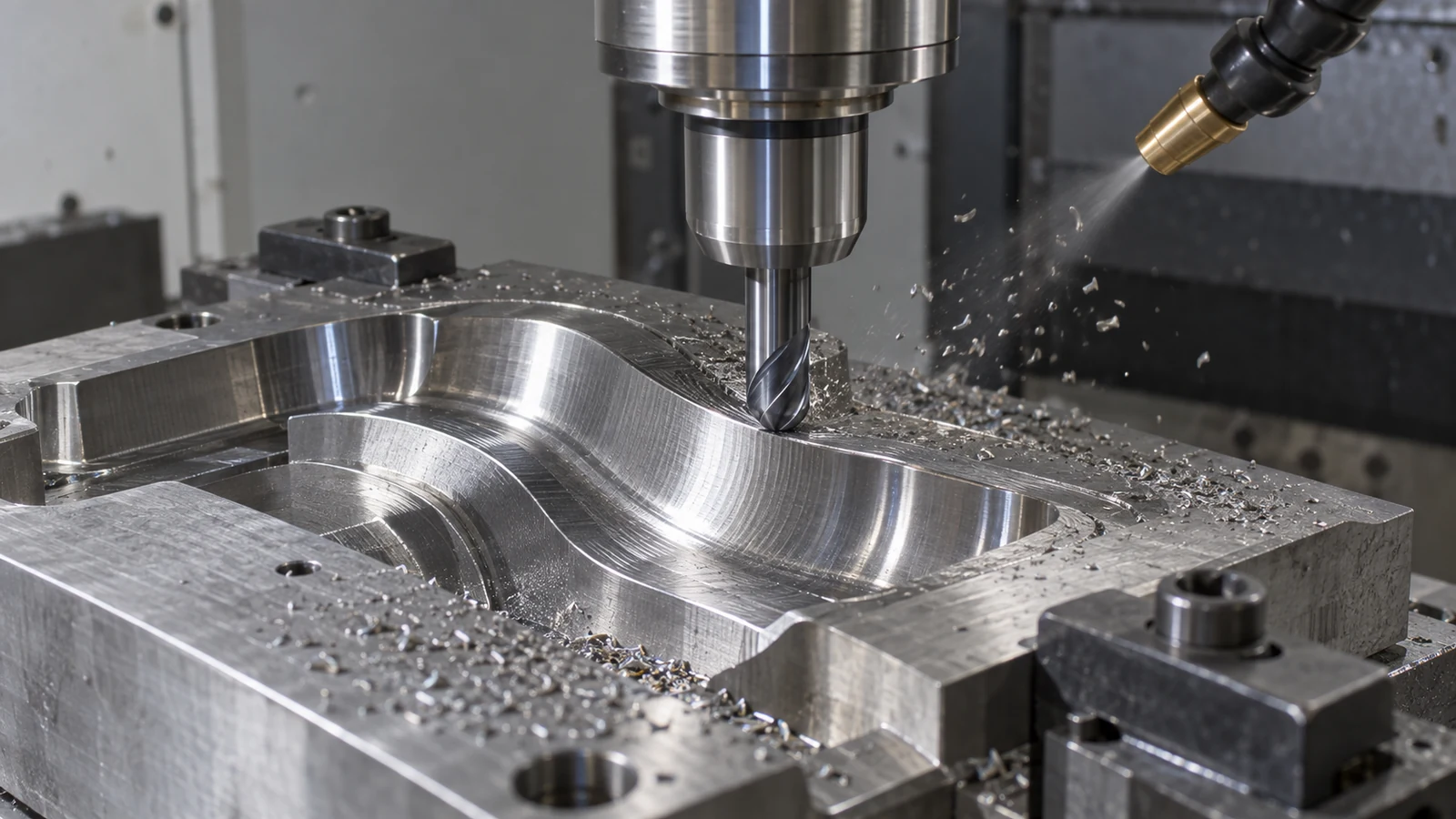 Profile Contouring machining scene