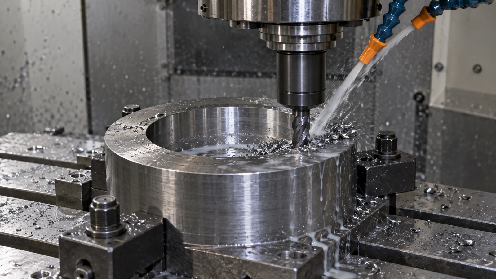 Helical Entry machining scene