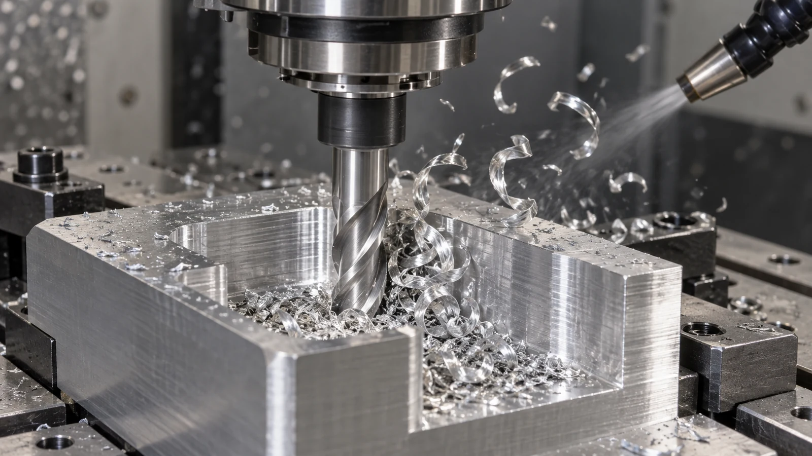 High-speed Aluminum Milling machining scene
