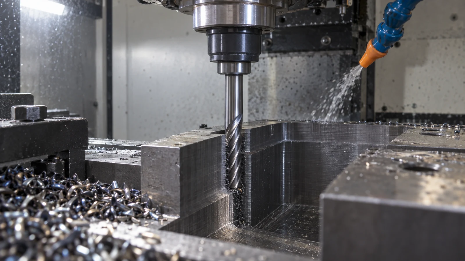 Deep-cavity Long-reach Milling machining scene