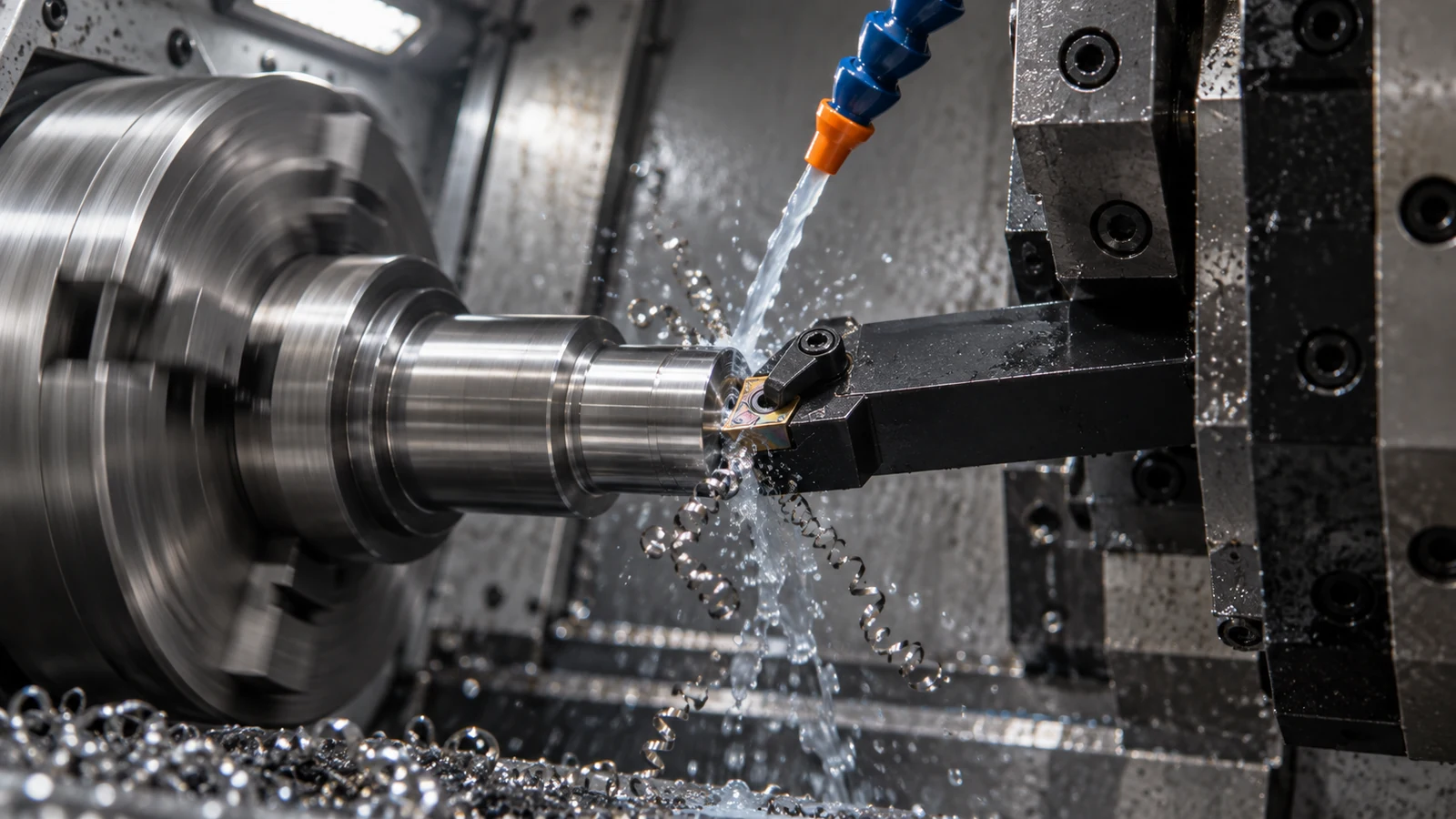 External Turning machining scene
