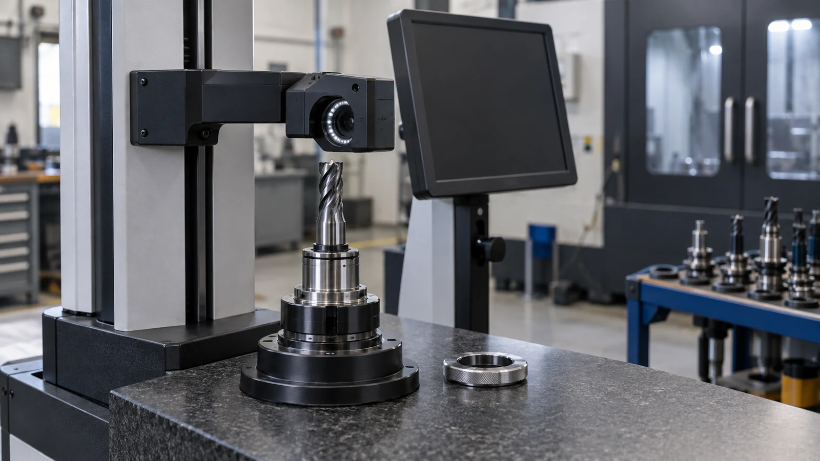 Tool Length Presetting machining scene