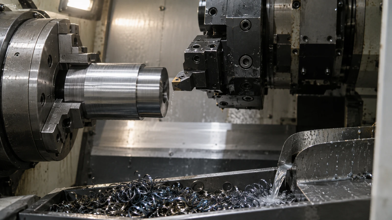 Chip Evacuation Review machining scene