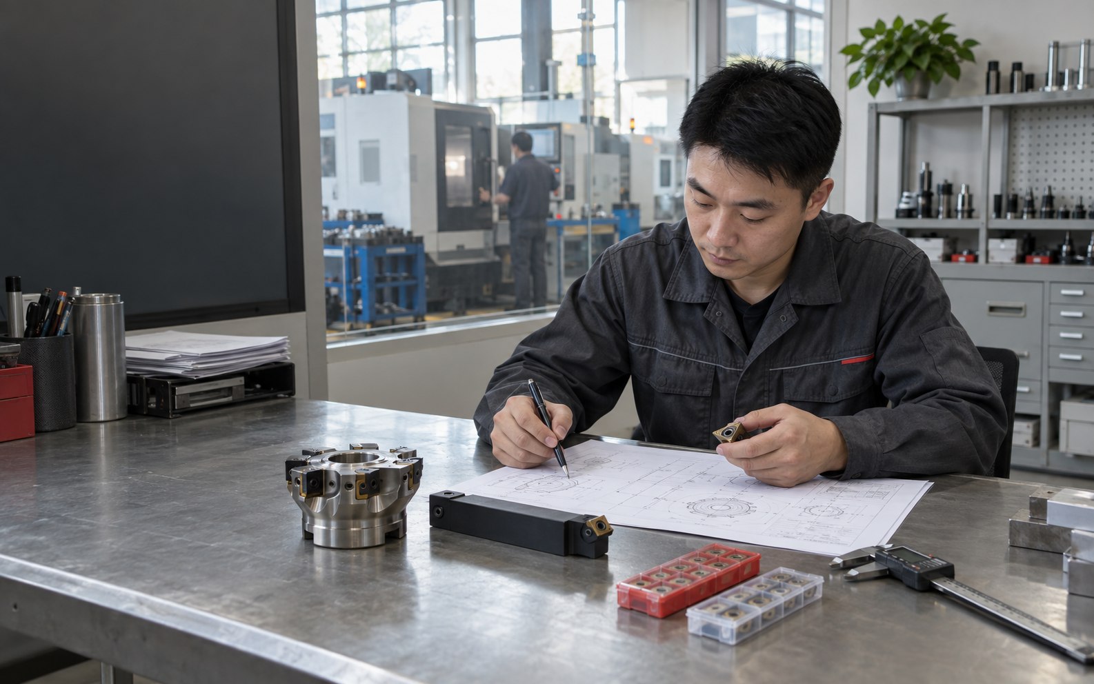 Cutting tool application review with drawings, inserts and toolholders